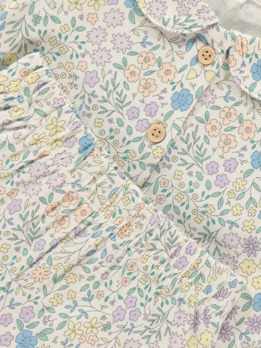 Floral Traditional Short Pyjamas