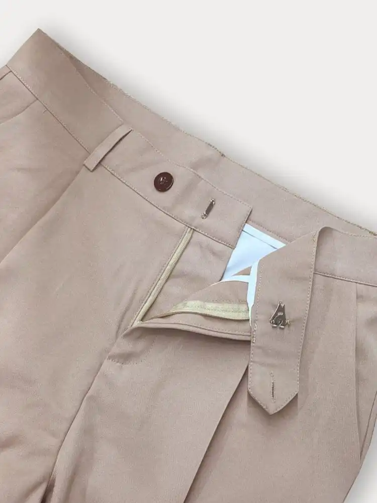 Relaxed Cargo Pocket Dress Pants