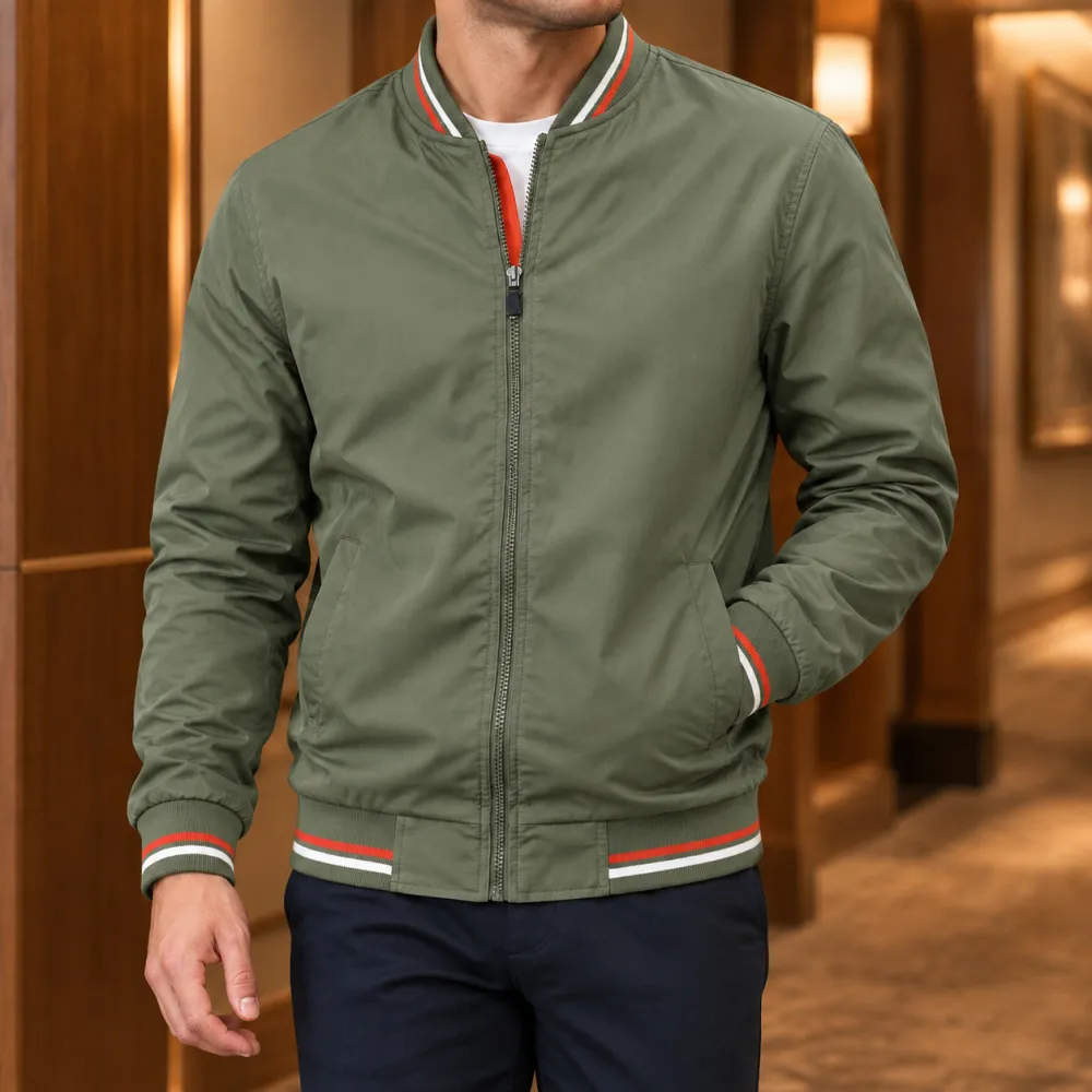 Bomber Striped Jacket