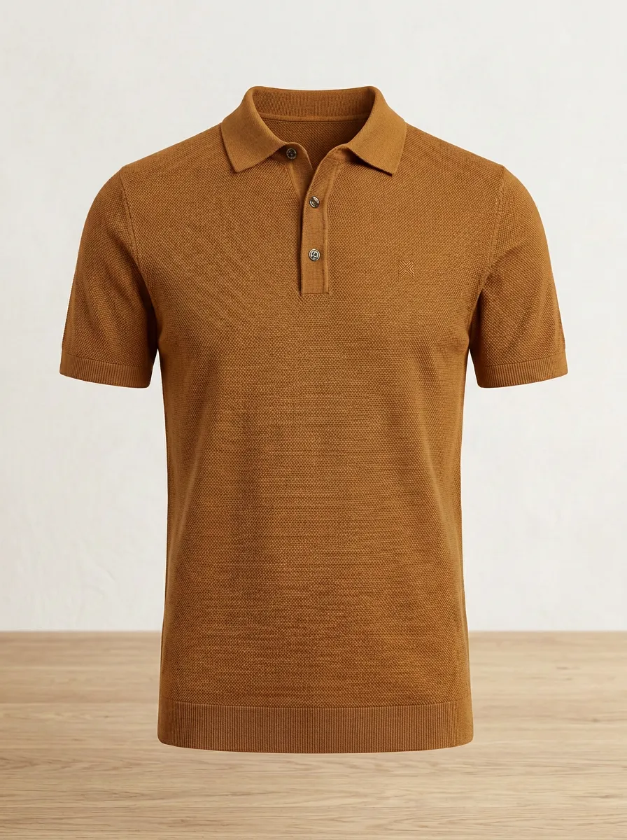 Refined Practical Men's Polo Shirt