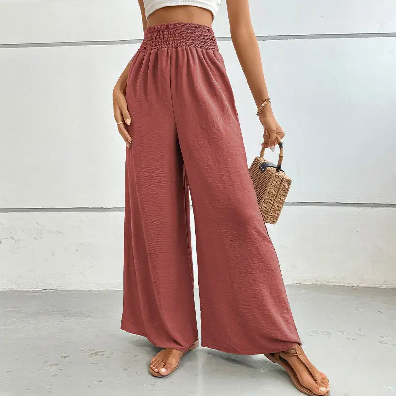 Clean Flared Wide Leg Pants