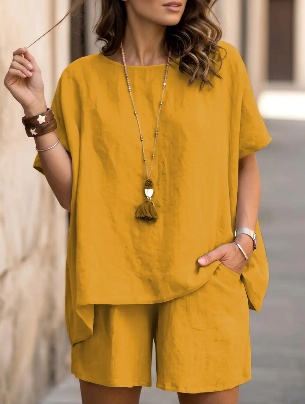 Short Sleeve Top Set