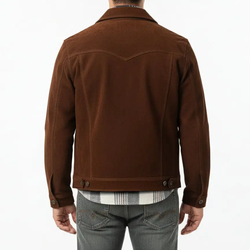 Timeless Suede Trucker Jacket