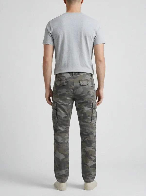 Patrol-Inspired Camouflage Military-Inspired Camouflage Cargo Pants