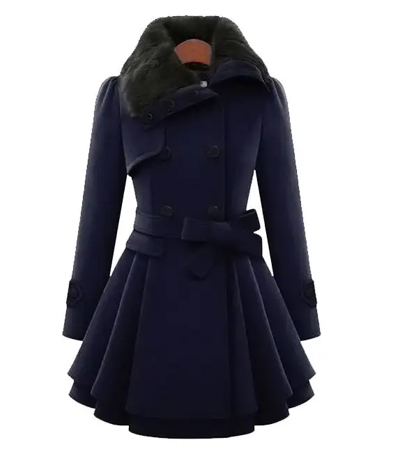 Vintage Flair Trench Coat