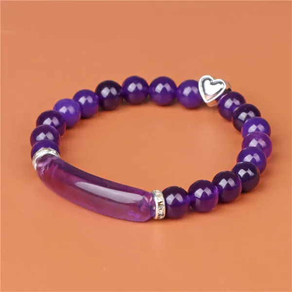 Amethyst Tiger Eye Lapis Lazuli Aventurine Rhodonite Bracelet