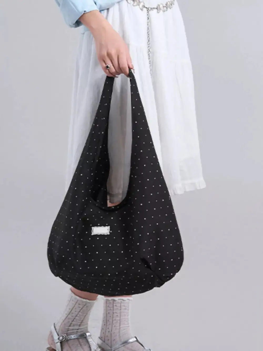 Polka Dot Casual Shoulder Bag