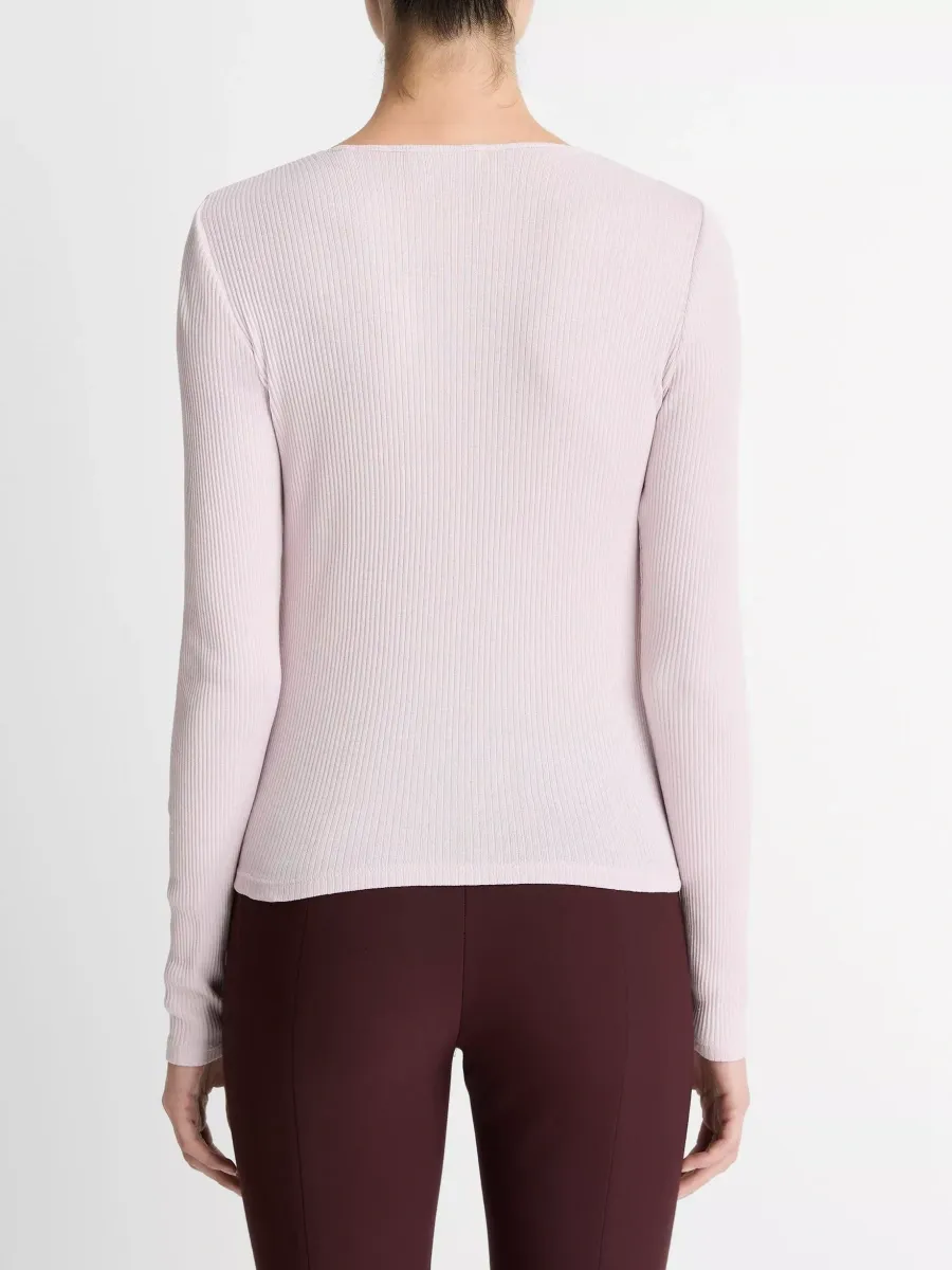 Casual Plain Long Sleeve Tee