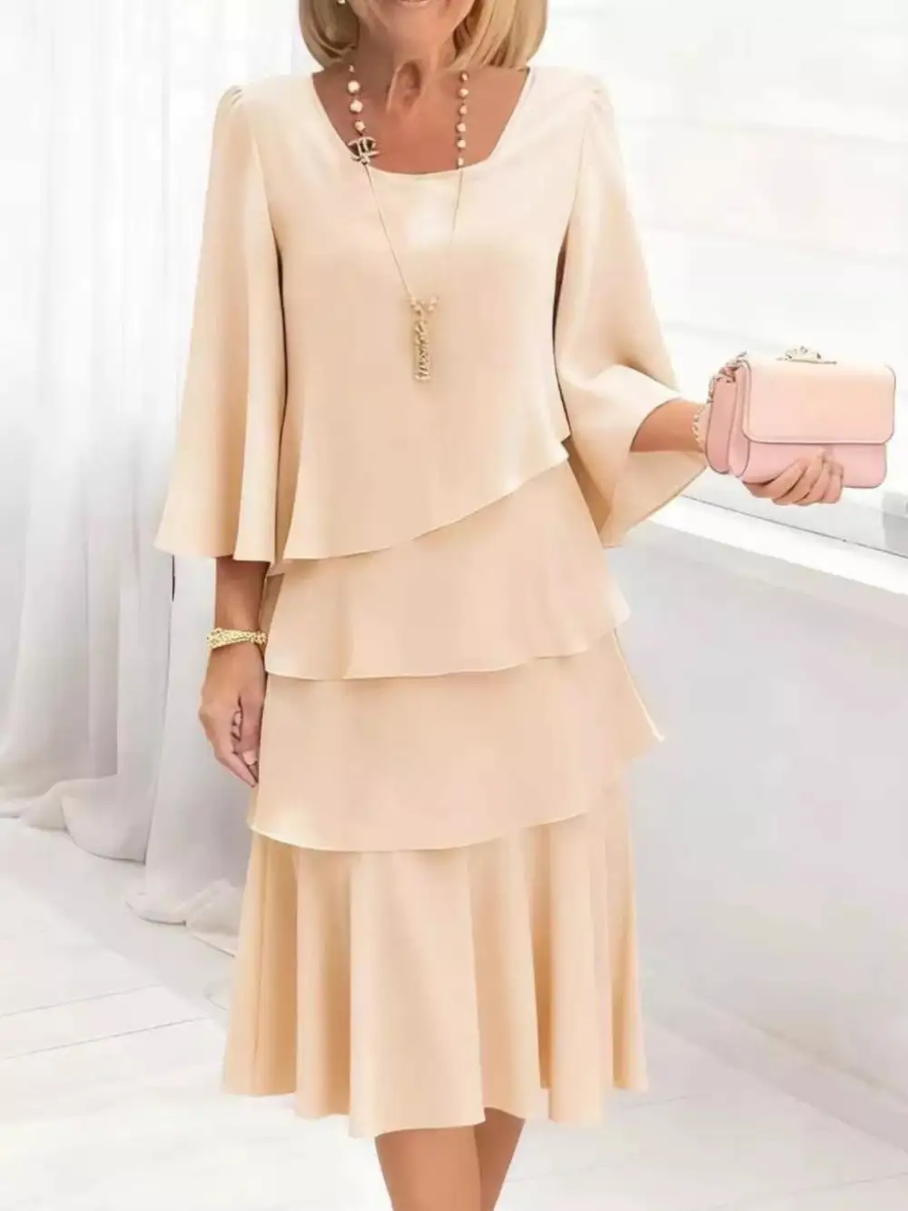 Wearable Cut Ruffle Dress