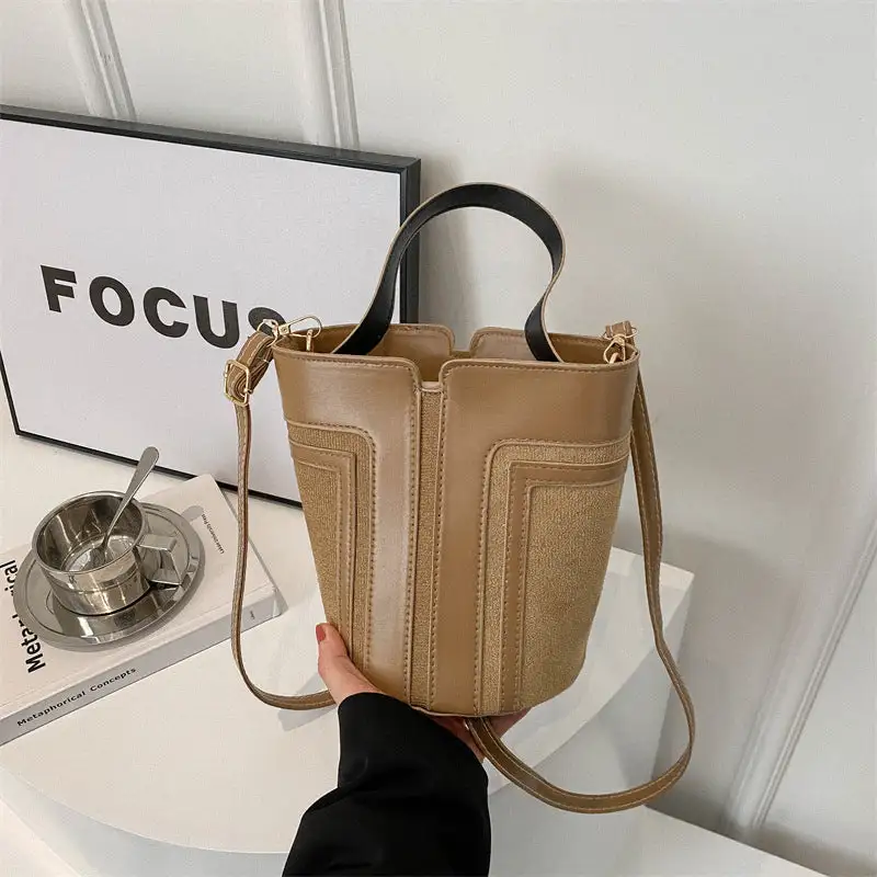 Textured Bucket Bag