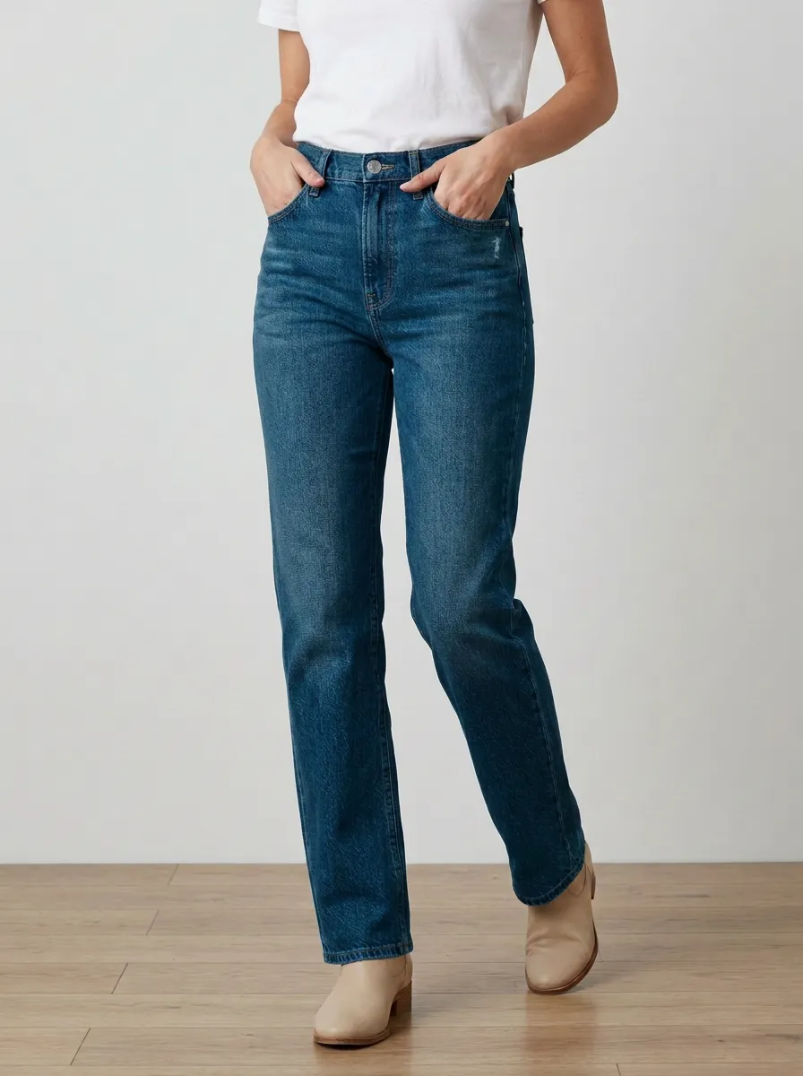 Denim Casual Daily-Wear Denim Jeans