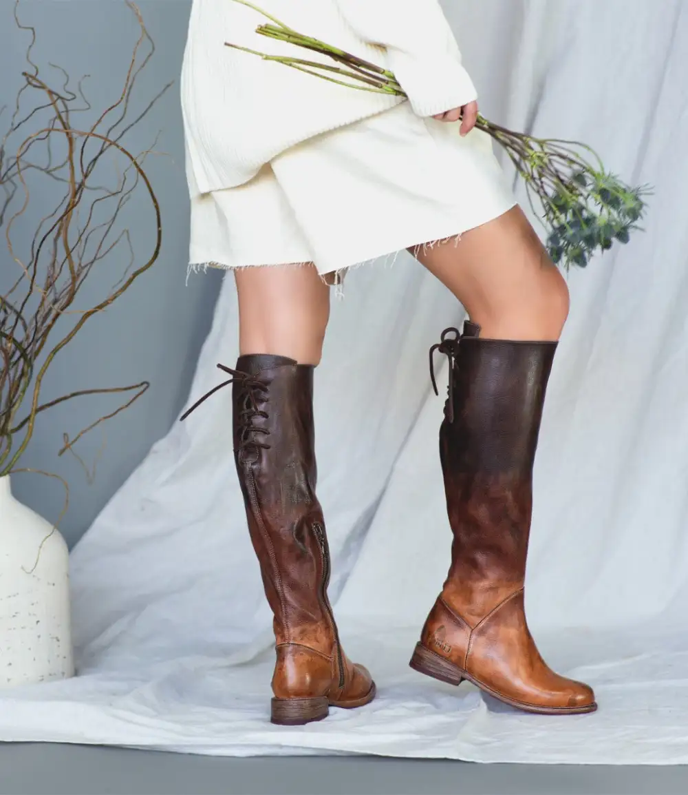 Side-Zip Lace-Up Everyday Boots