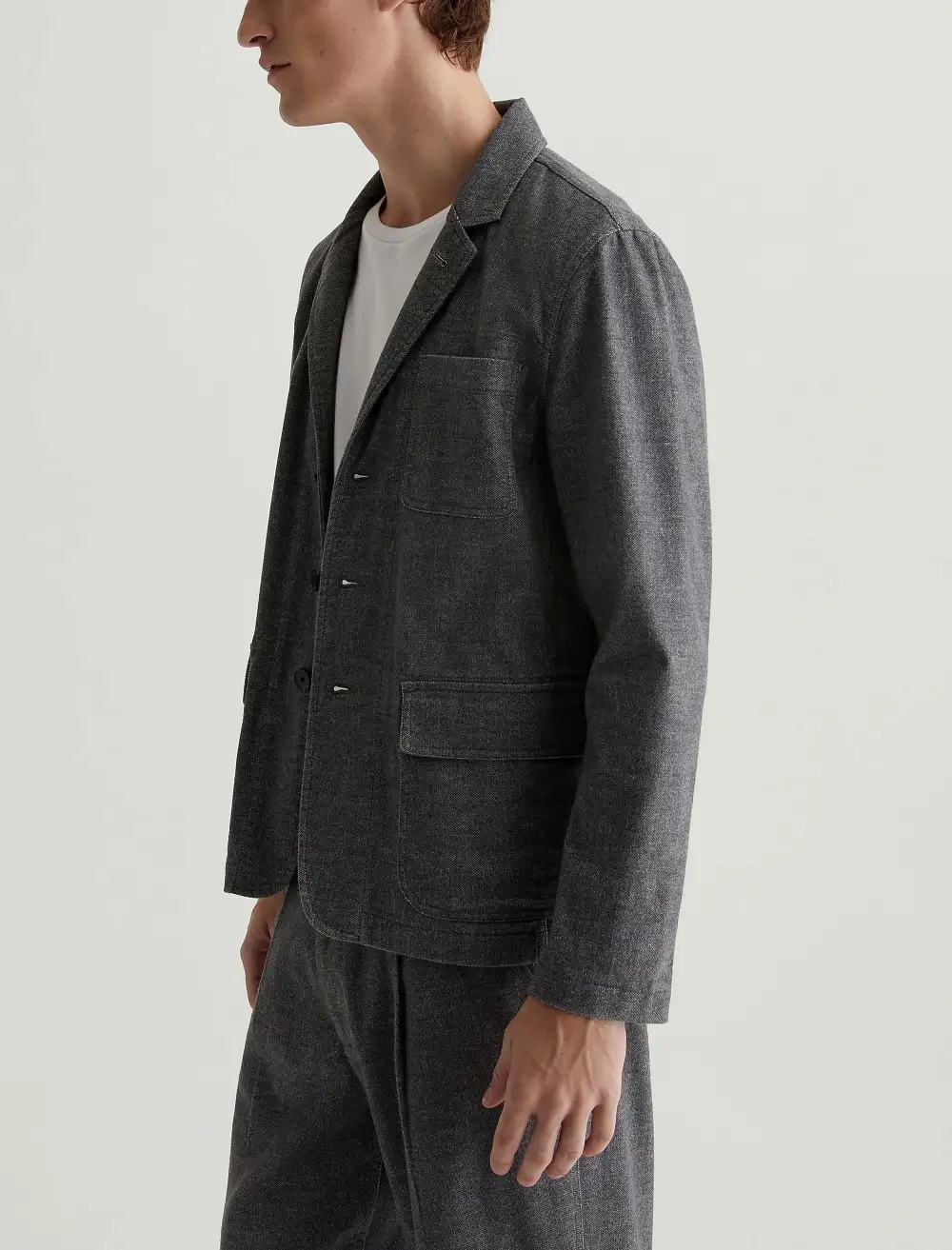 Men's Classic Fit Flap Pocket Blazer