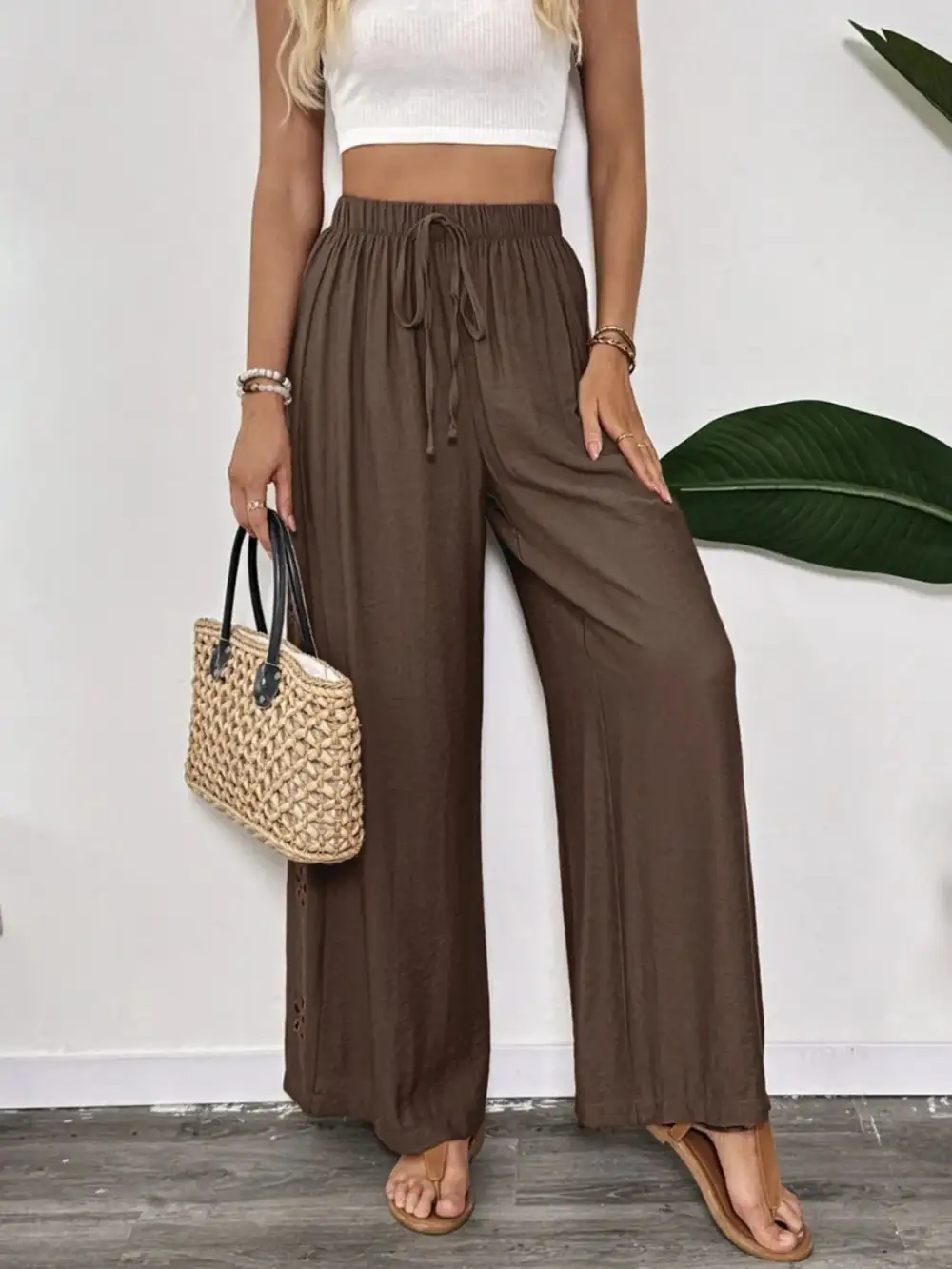Polished Wide Leg Pants