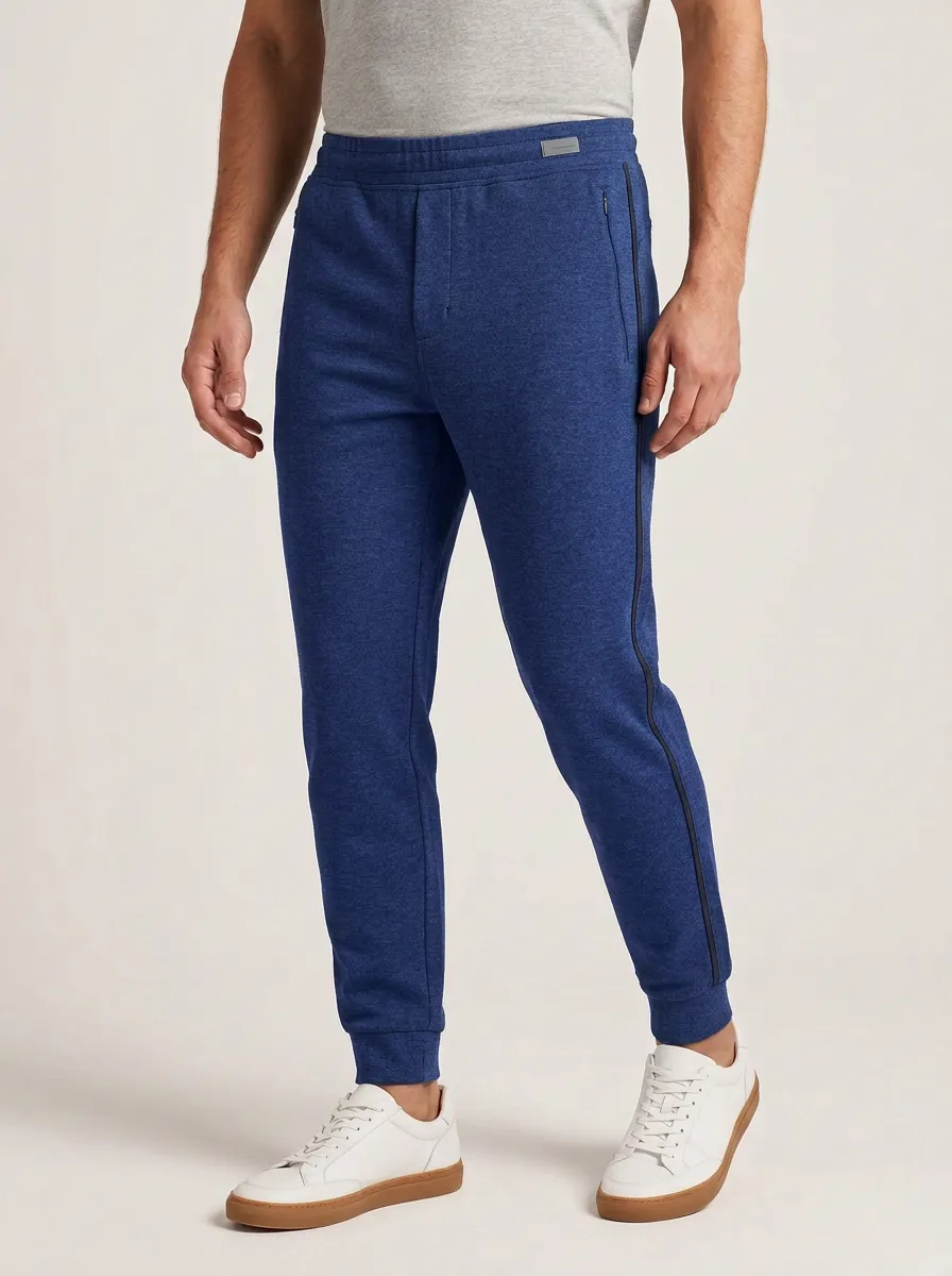 Functional Side Stripe Athletic Modern Look Men's Sweatpants