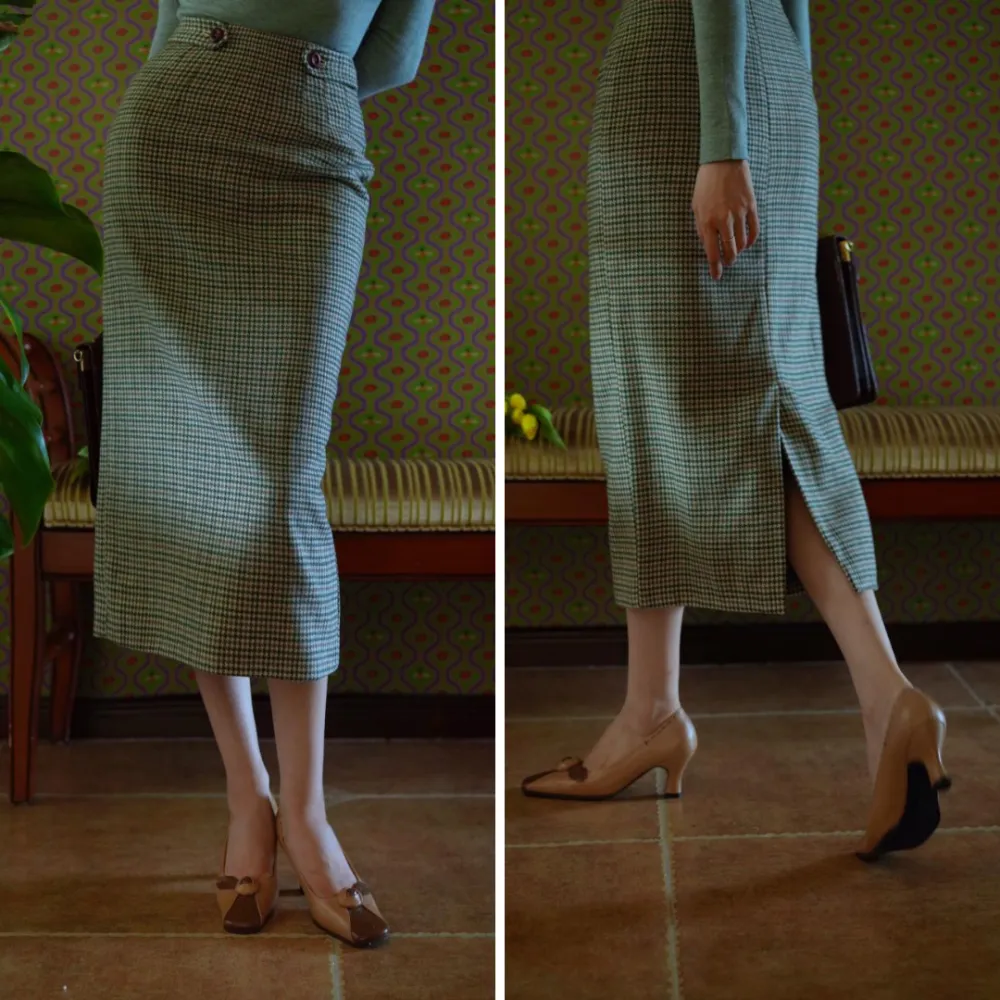 Polished Comfort Everyday Casual Polyester Skirt
