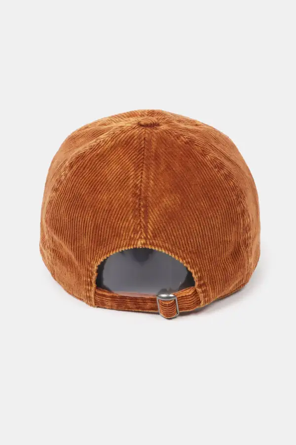 Acid Wash Corduroy Baseball Cap
