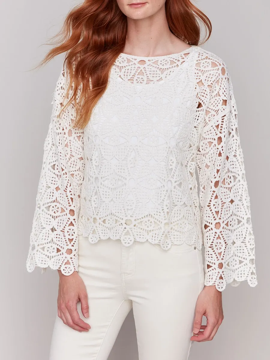 Elegant And High-End Art Pattern Women's Top