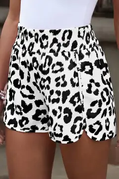 Leopard High Waisted Athletic Shorts