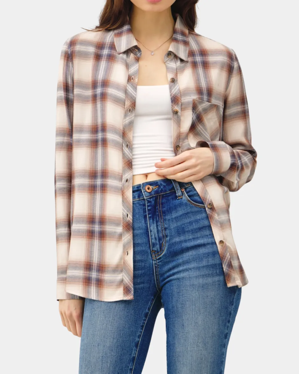 Anderson Plaid Shirt - Caramel