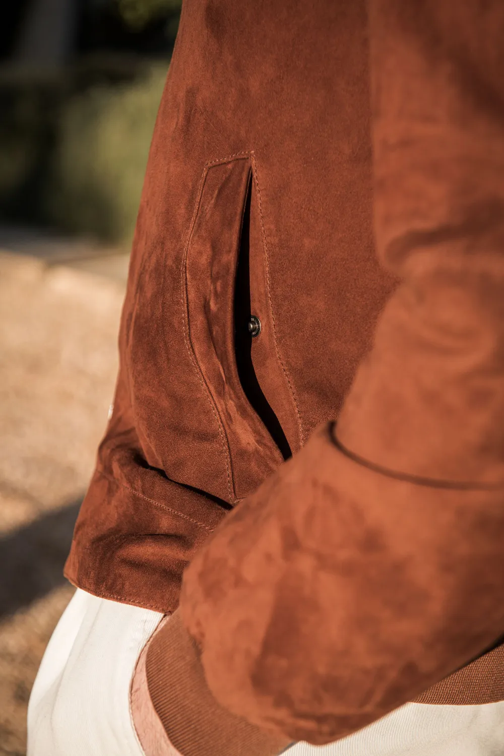 Rusty Soft Suede Jacket