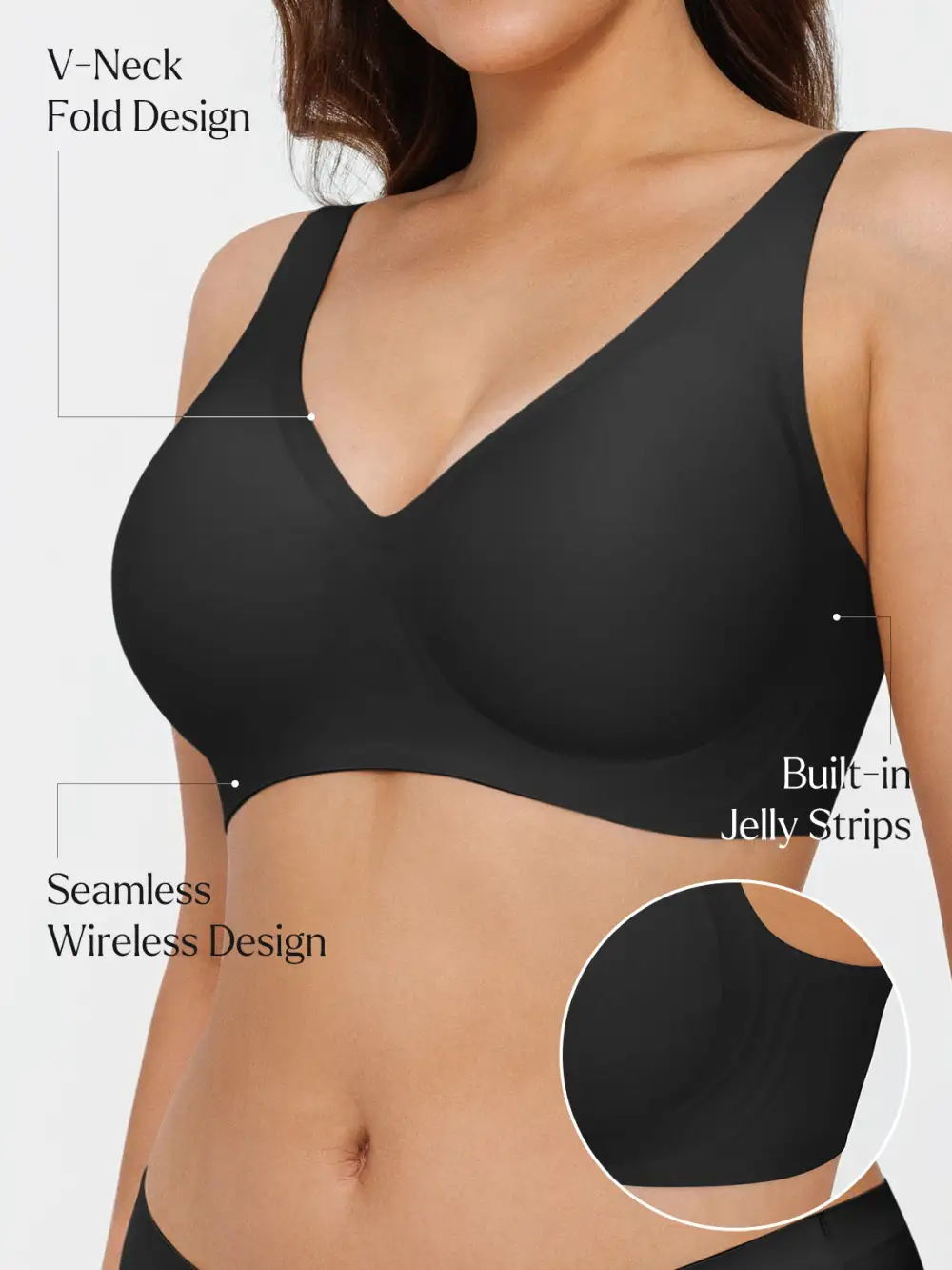 Seamless Wireless Flexible Comfort Bra