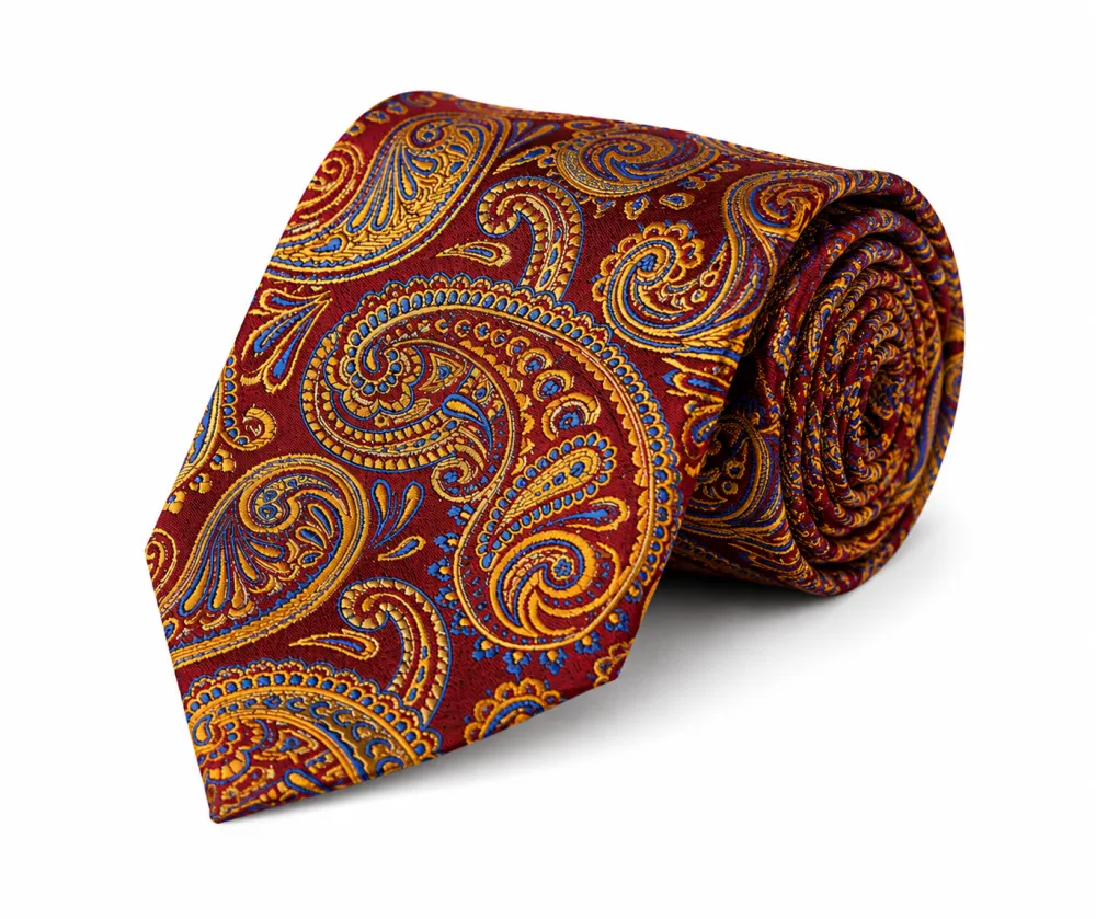 Tailored Silk Paisley Men's Necktie