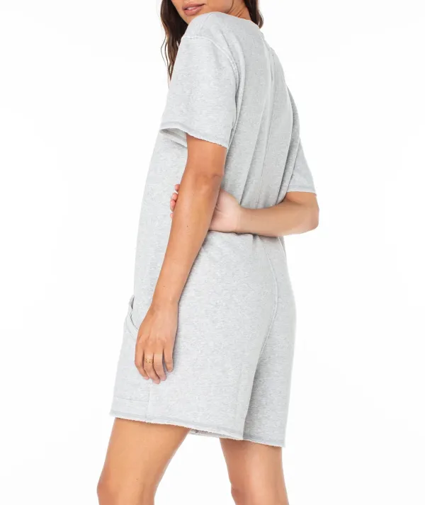 Solid-Color Soft Quick-Drying Women's One-Piece Dress