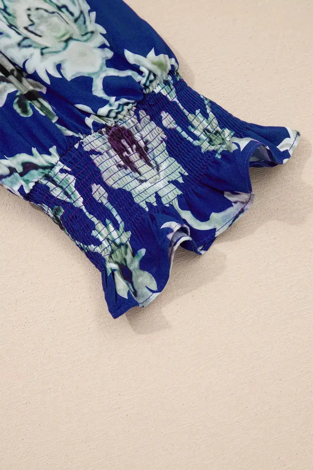 Floral Printed Ruffle Dress Casual