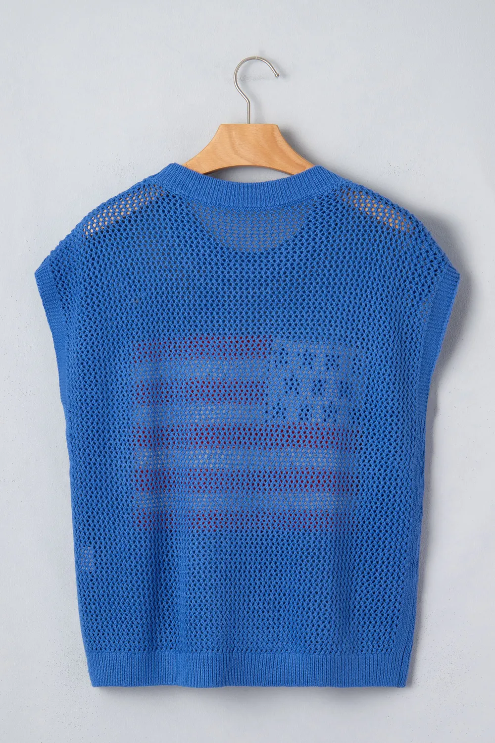 Sky Blue Graphic Short Sleeve Top