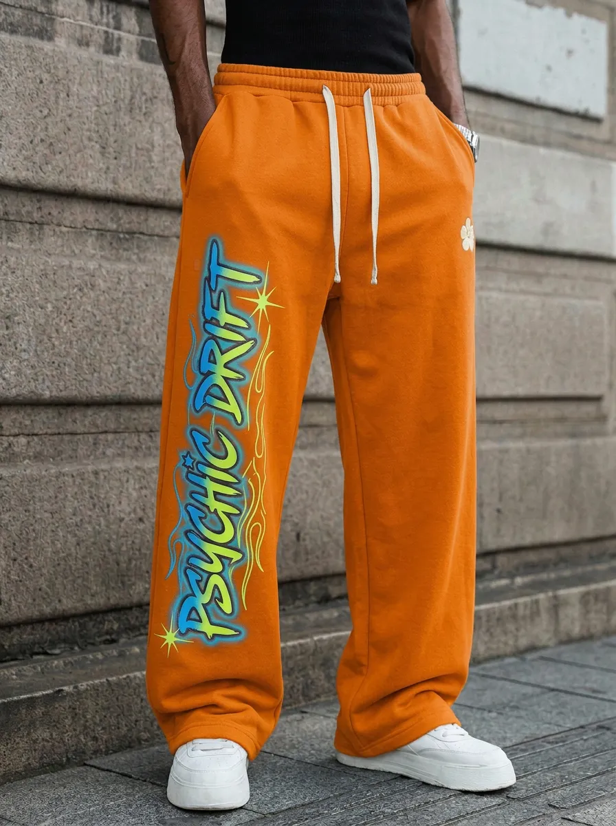 Unisex Graphic Streetwear Graffiti Sweatpants