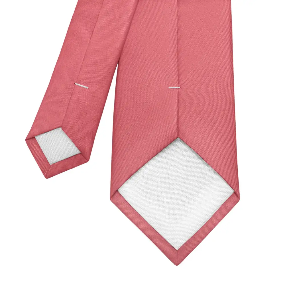 Artful Solid Detail Necktie