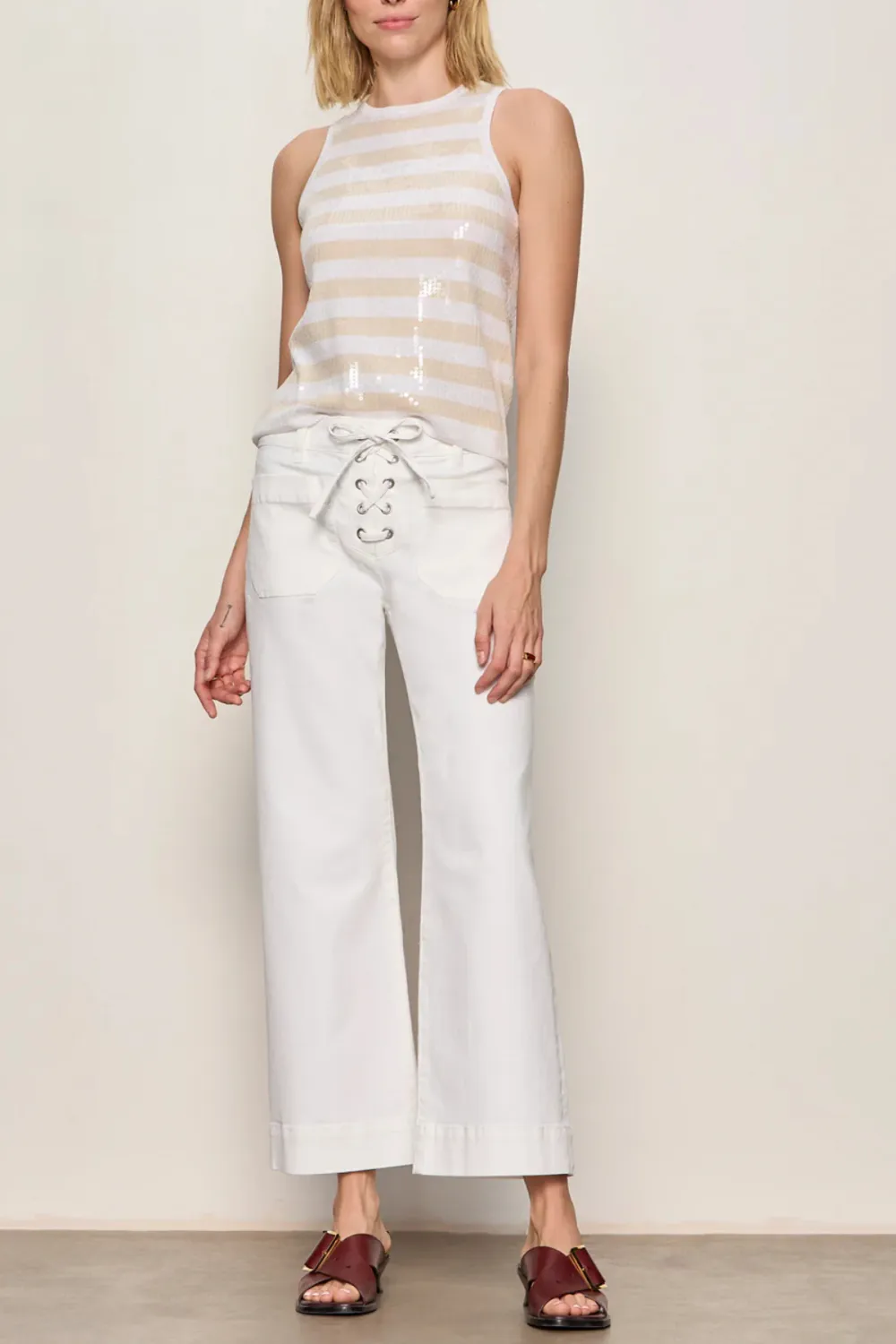 Stripe Sanctuary Shine Top