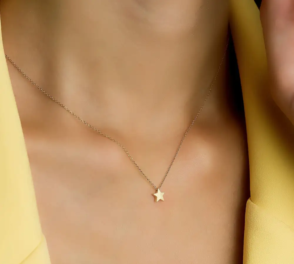 Dainty Minimalist Star Necklace