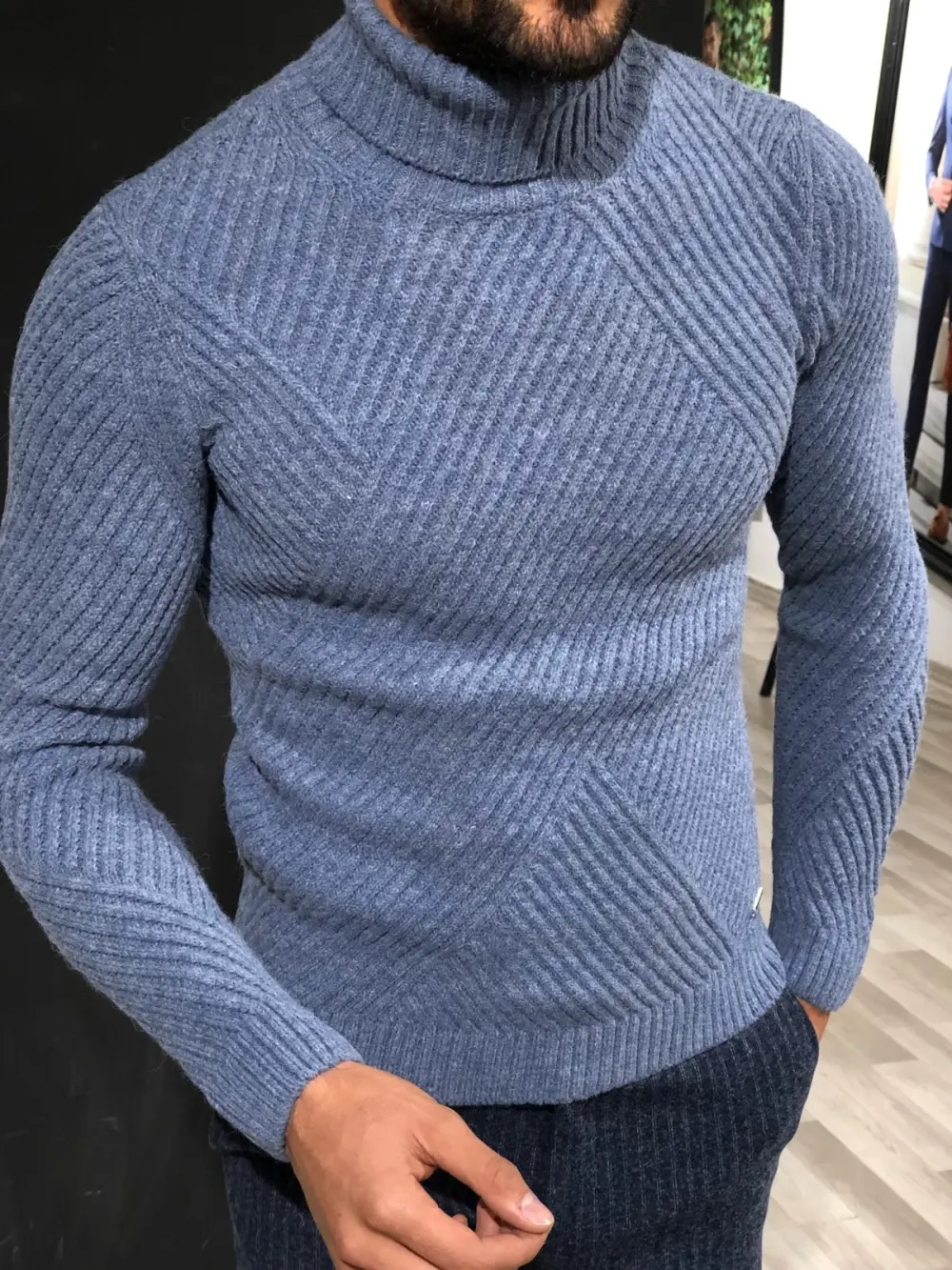 Everyday Slim Fit Knit Turtleneck Sweater