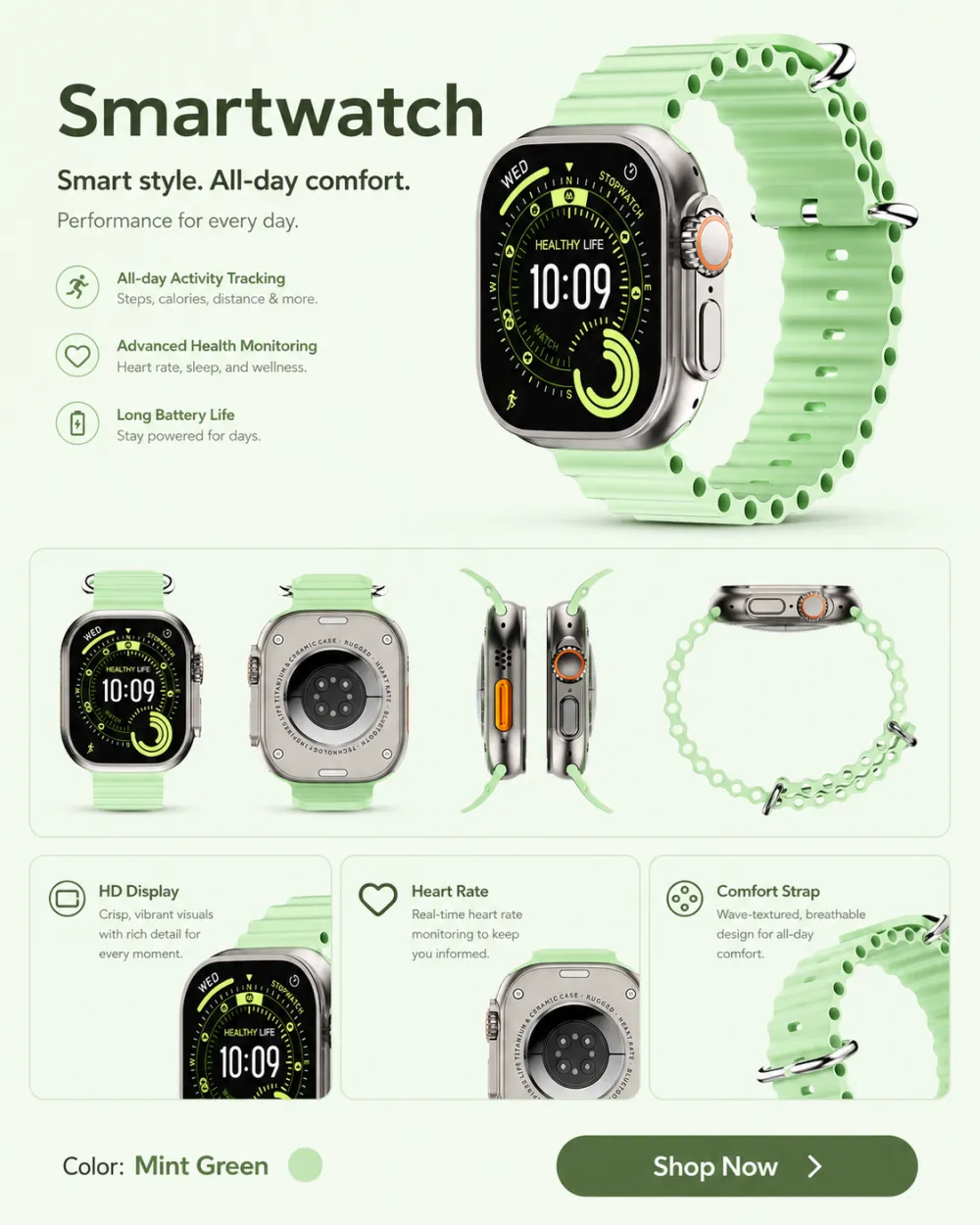smartwatch U5