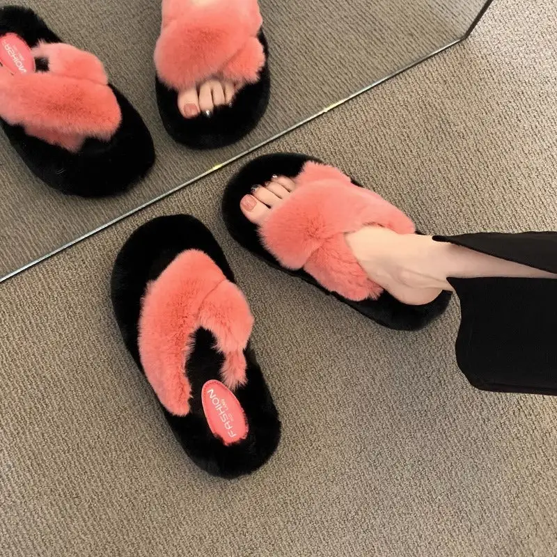 Soft Lined Thick Sole Home Slippers