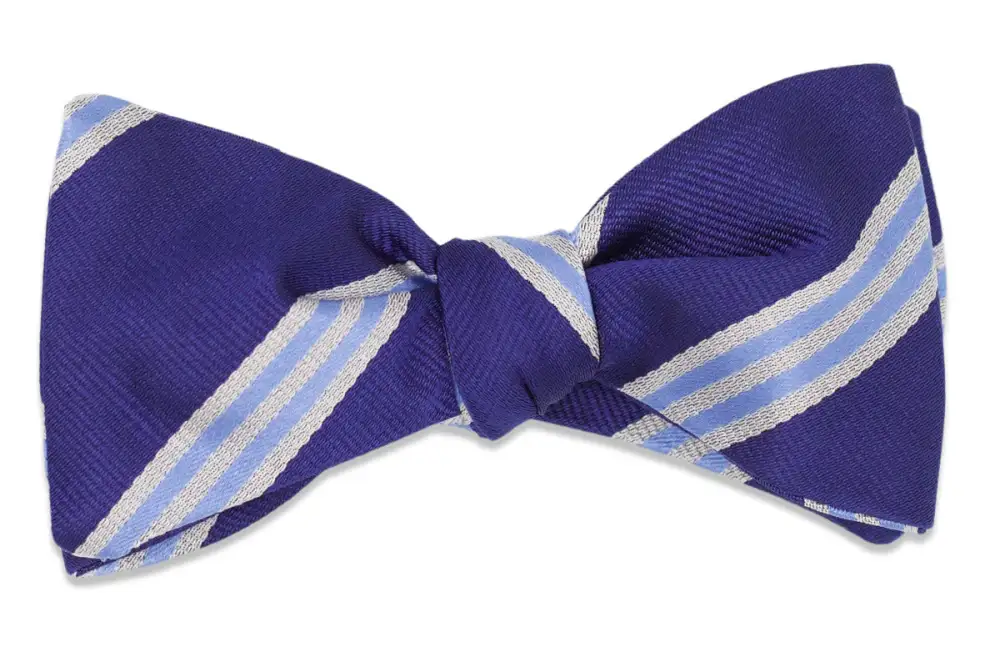 Modern Event Striped Bow Tie