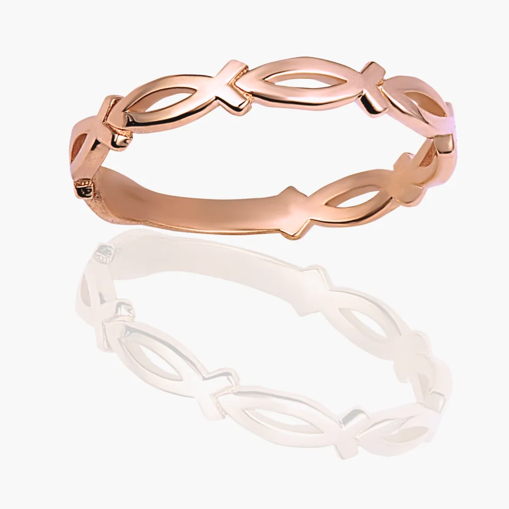 Minimal Ichthys Statement Ring