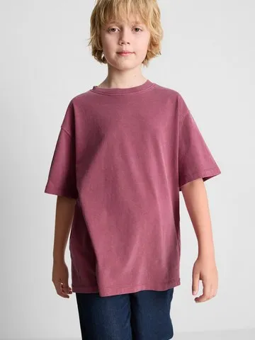 7-15yrs | Pure Cotton Acid Wash T-Shirt