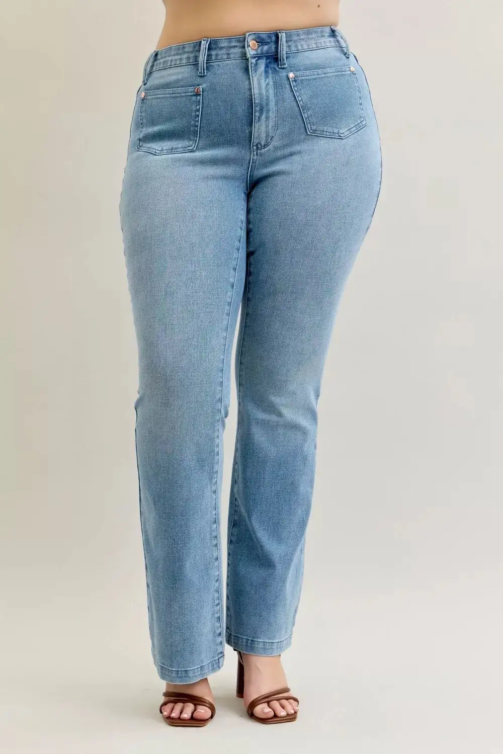 Mid Rise Bootcut Jeans