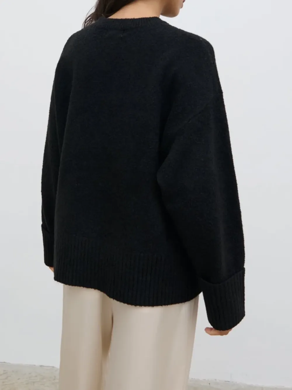 Slight Stretch Oversized Jumper