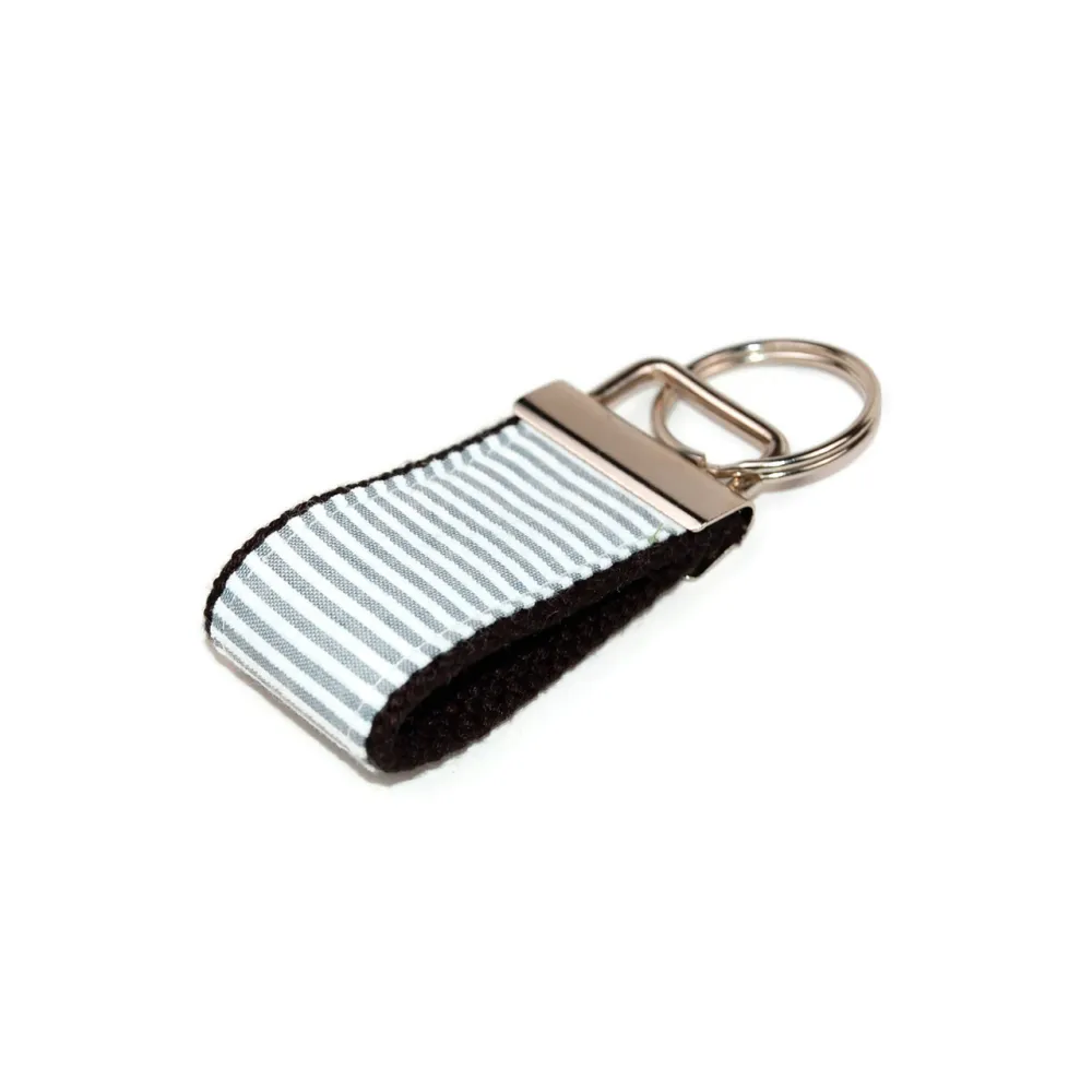Seersucker Everyday Keychain