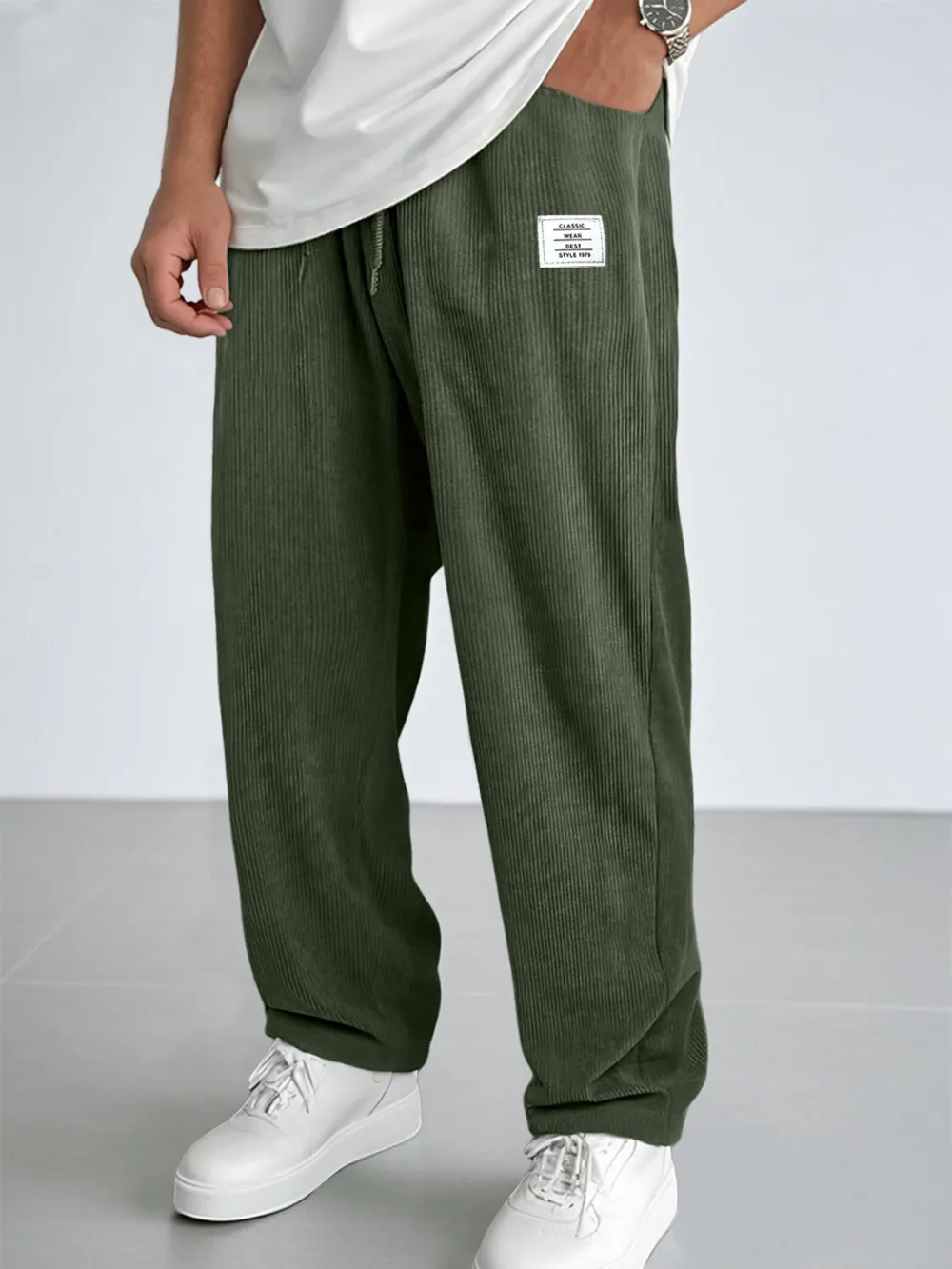 Corduroy Pull On Trousers