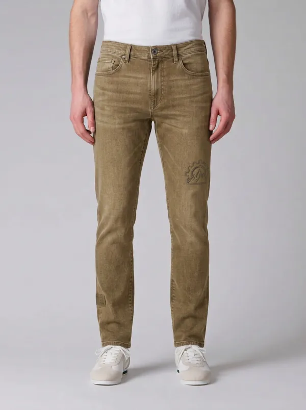 Men's Charcoal Grey Outdoor Mountain Gear Stretch Jeans