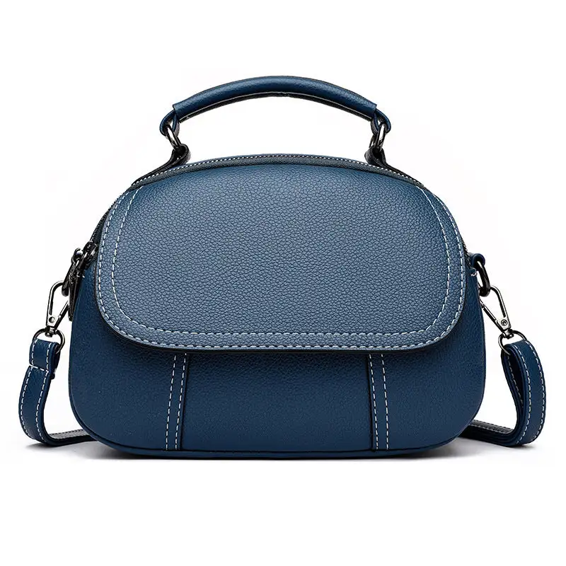Minimal Compact Round Crossbody Bag