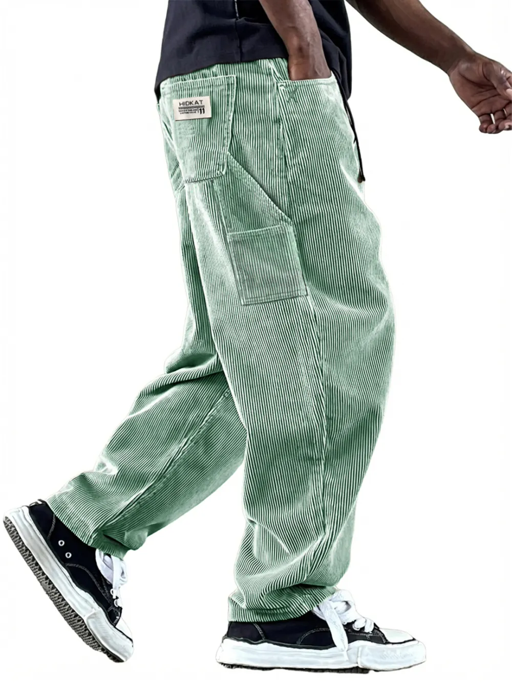 Comfort Fit Corduroy Utility Pocket Trousers