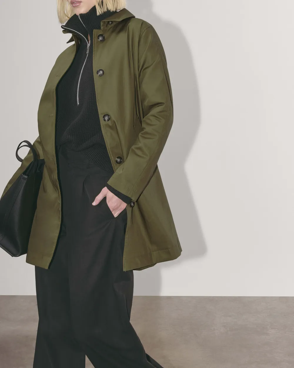 Black The Mac Coat