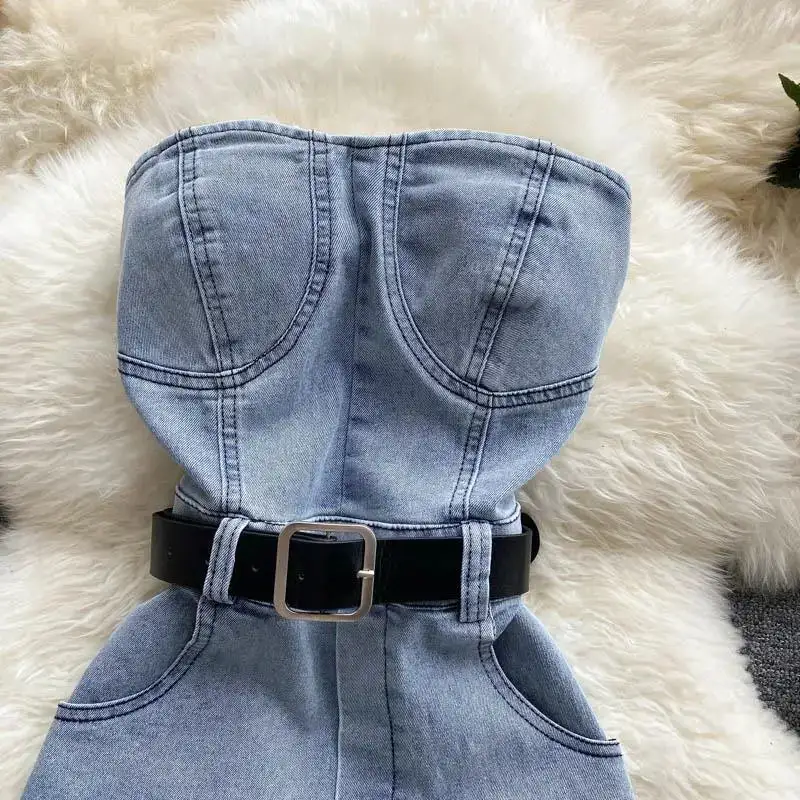 Sophisticated Printed Lace-Up High-Waisted Jumpsuit