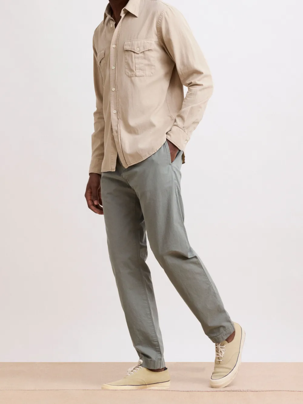 Men's Casual Style Army Green Pants